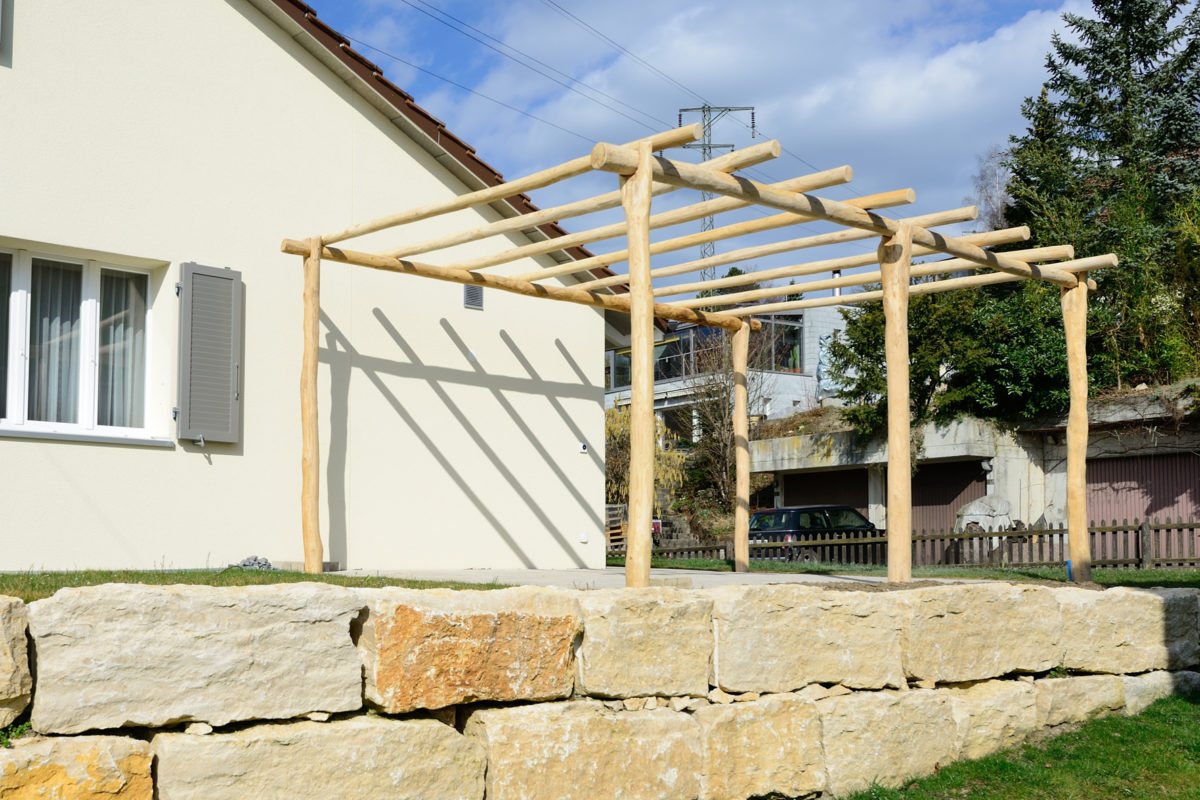 Pergola Schattensitzplatz im Garten - Markus Winter